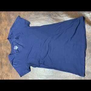 Shirt sleeved v neck